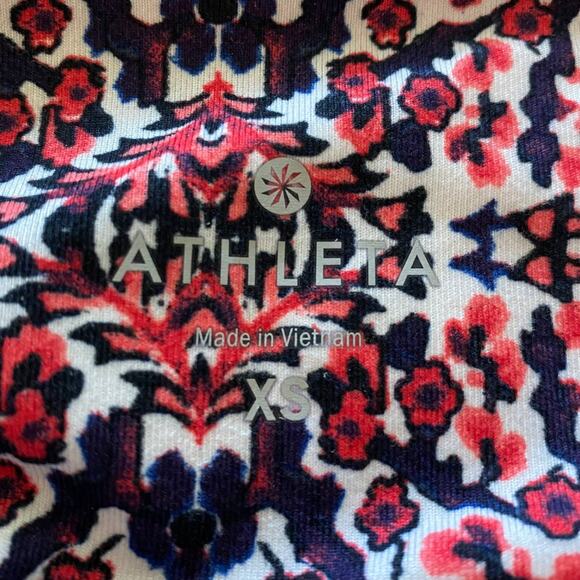 Athleta Women's Chatarunga Floral Cropped Leggings 227943 Sz X-Small EUC - Picture 4 of 9